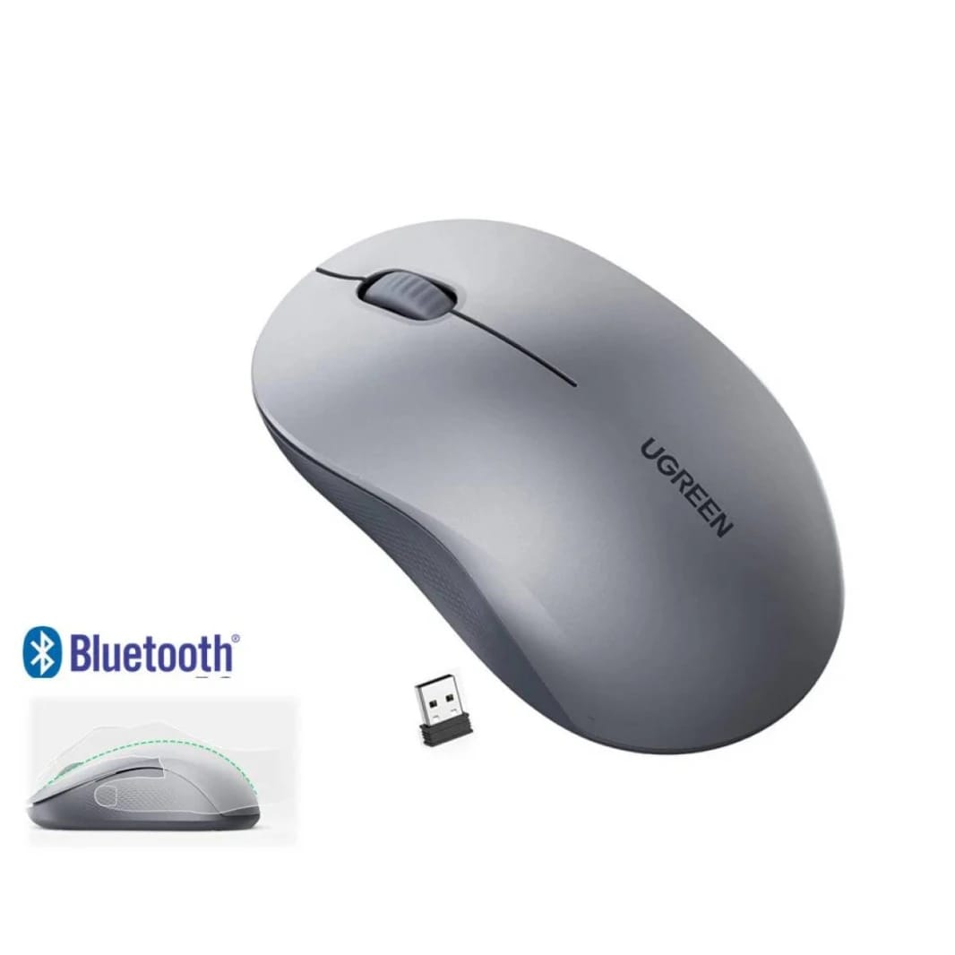UGREEN Bluetooth & Wireless 2.4G Mouse 65773 - Grey