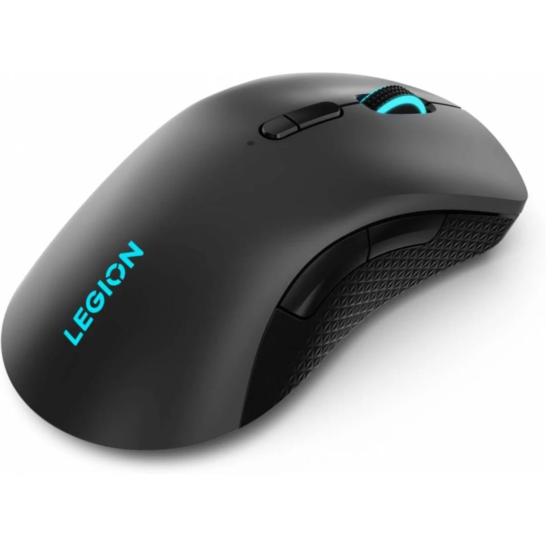 Lenovo Legion M600 RGB Wireless Gaming Mouse – 16,000 DPI, 9 Programmable Buttons, 200-Hour Battery Life, 50-Million Clicks Durability – Ambidextrous Computer Mouse (Black)