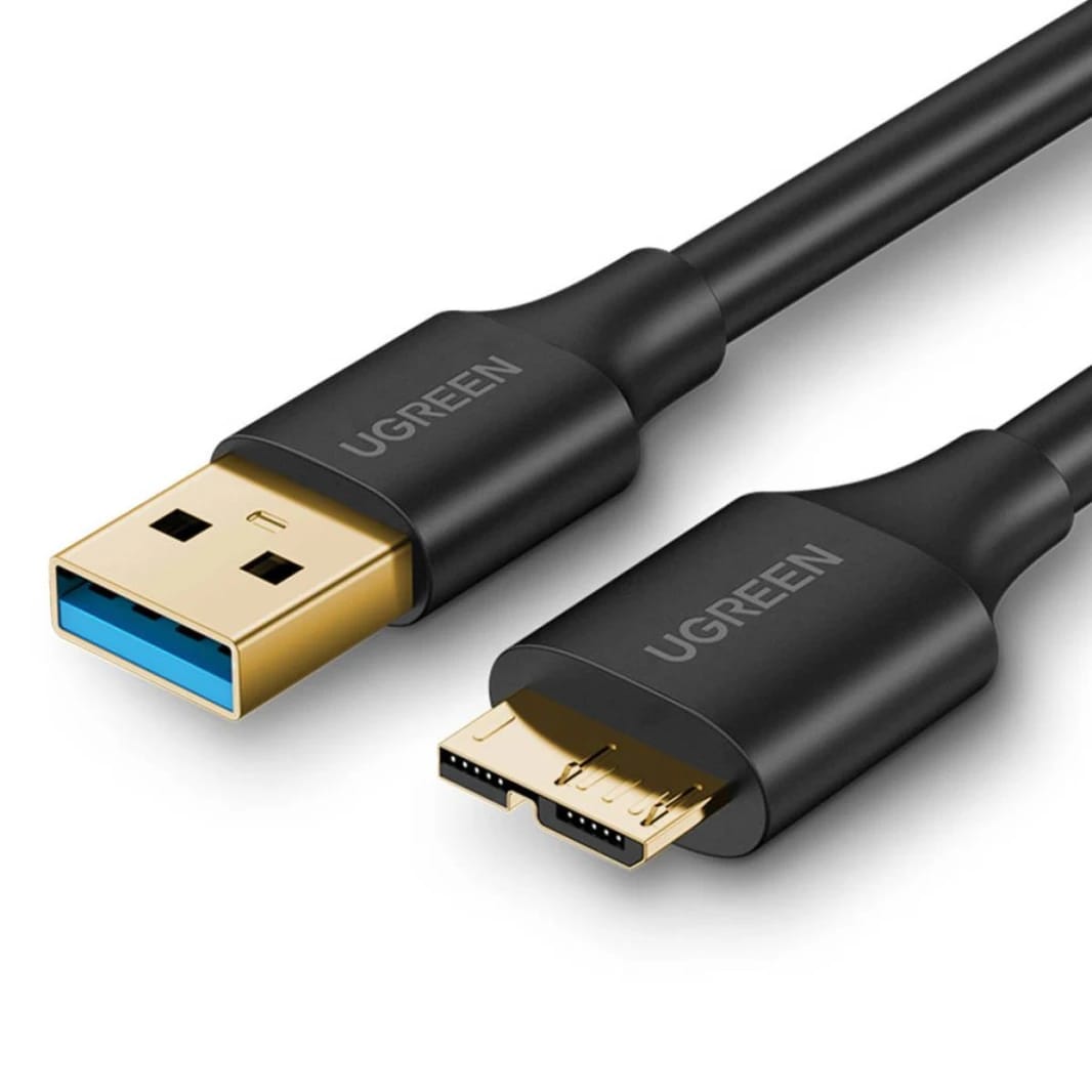UGREEN Micro USB 3.0 Cable USB 3.0 Type A Male to Micro B Cord Compatible with Samsung Galaxy S5 Note 3 Camera Hard Drive and More 1M