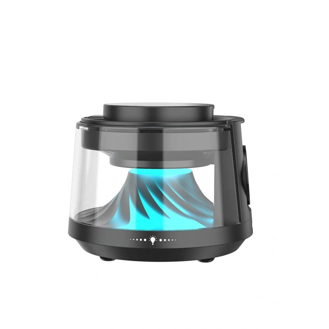 WiWU Wi-W039 Flow 5 in 1 Wireless Charger with Ambient Light & Speaker, for Phone Earbuds and Watch,15W Magnetic Fast Charging - 18 Month Warranty