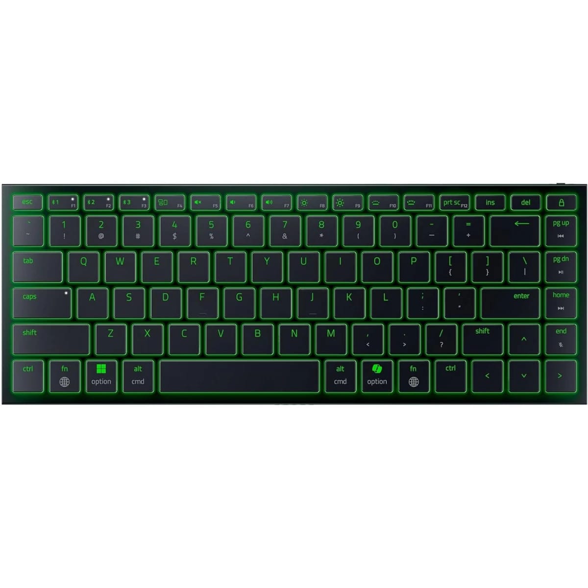 Razer Joro Portable Wireless Gaming Keyboard: Thin, Light, Compact - Chroma RGB - Low Profile Switches - Bluetooth - Long Battery Life - Snap Tap - For PC & Mac Laptops, Steam Deck, Smartphone, Tablet