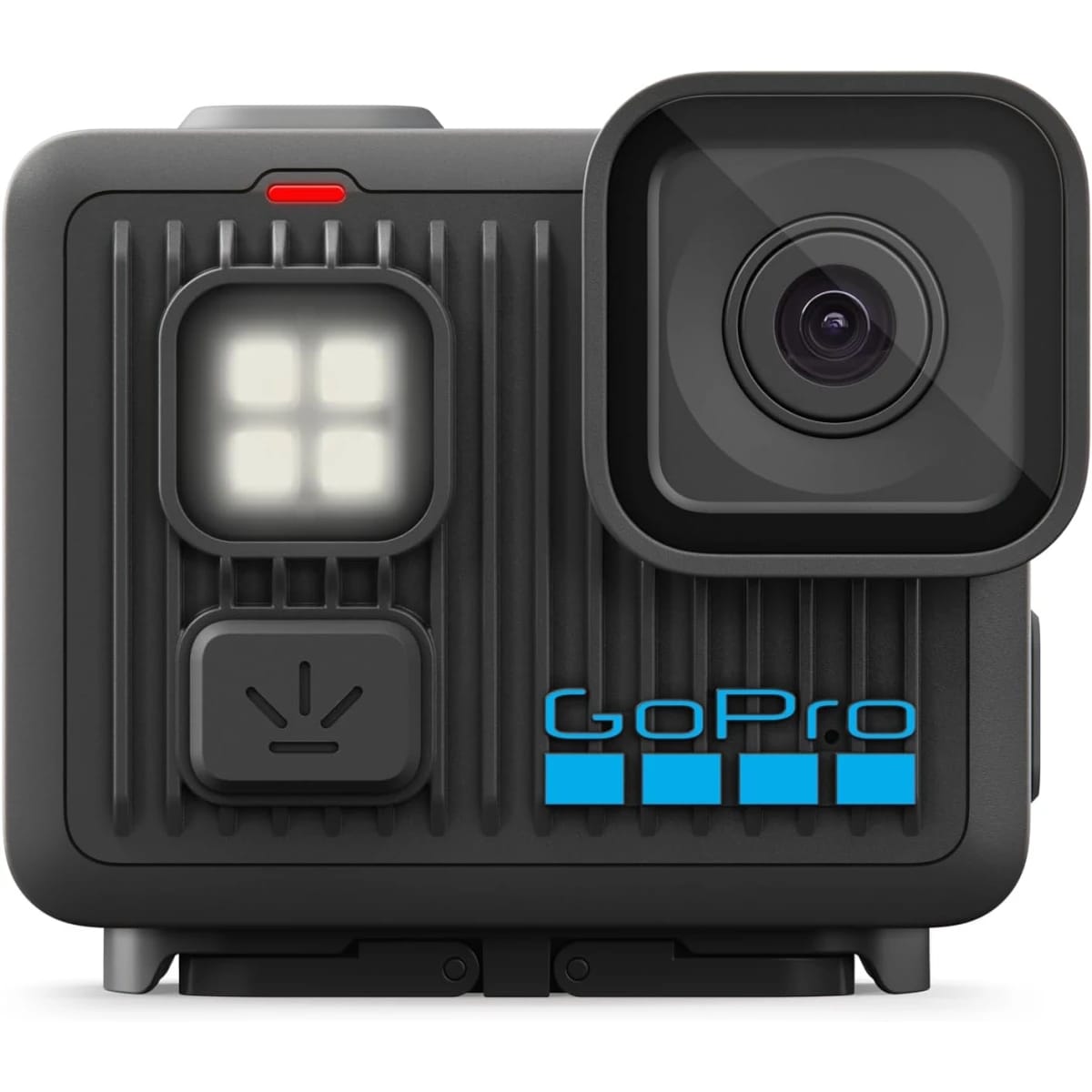 GoPro LIT Hero - كاميرا أكشن خفيفة الوزن، مدمجة، مقاومة للماء مع ضوء مدمج، فيديو 4K60 بجودة Ultra HD، صور بدقة 12 ميجابكسل، شاشة لمس، تثبيت HyperSmooth