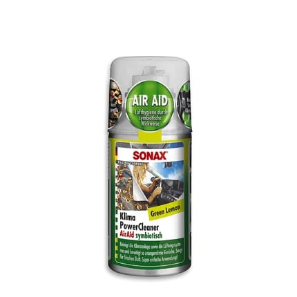 SONAX 100ML CAR A/C CLEANER GREEN LEMON
