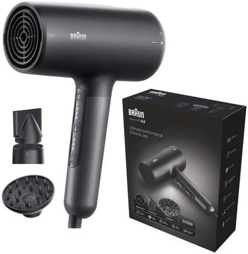 Braun Super Ionic Hair Dryer 2100W with HTDC Motor
