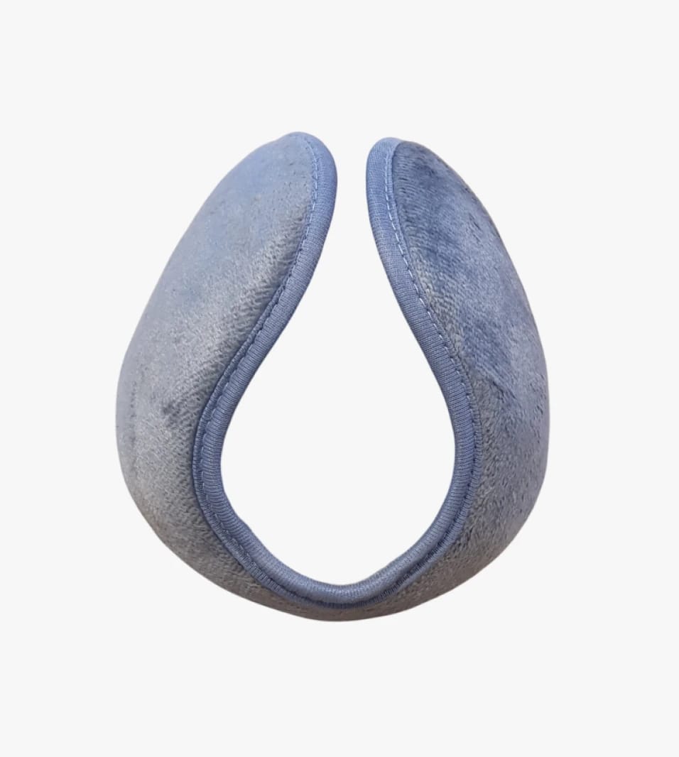 Luxurious Blue Fabric Neck Pillow, Extravagant Comfort for Every Journey by Premier Brand