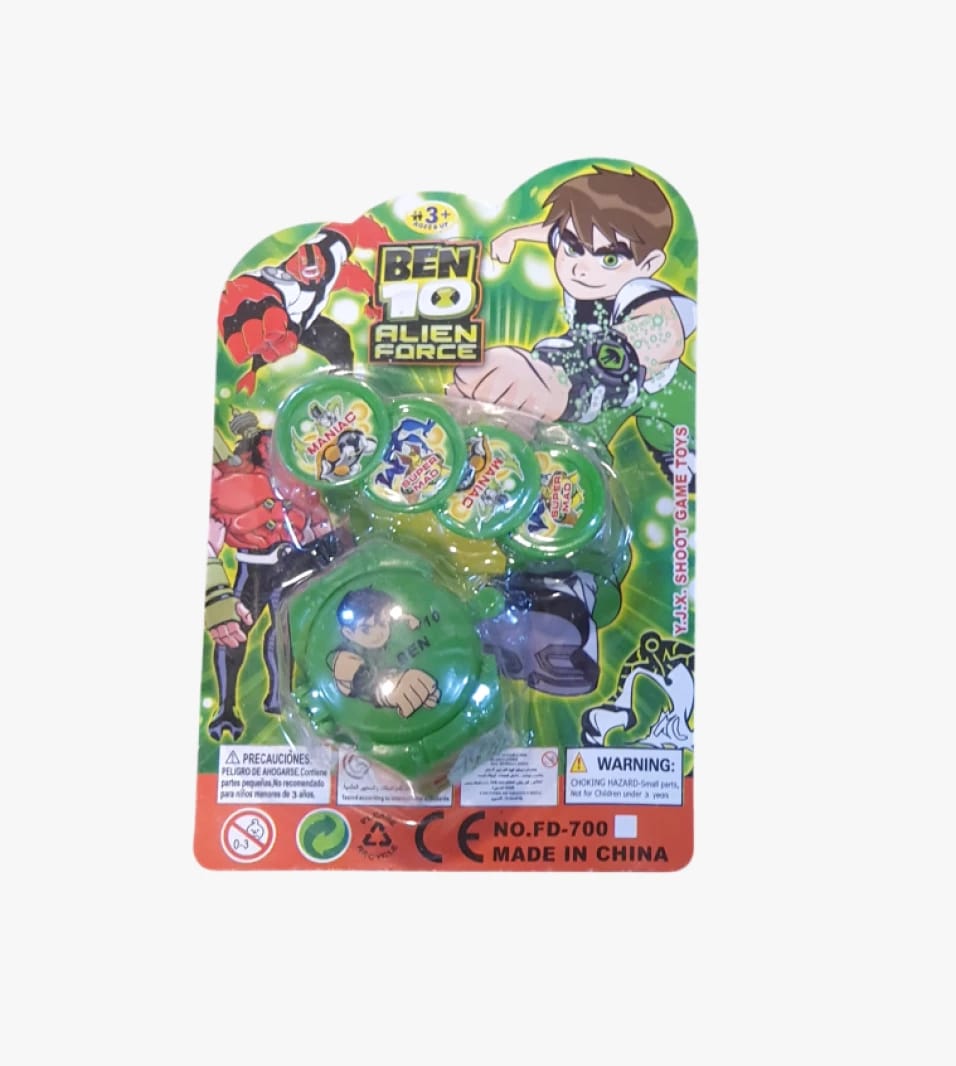 Ben 10 Alien Force Kids Shooting Game Toy Adventurous Fantasy Themed Colorful Design for Boys and Girls