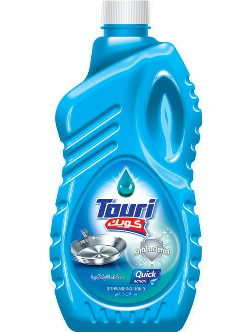 Touri quick Dishwashing Liquid Antibacterial 2700ml
