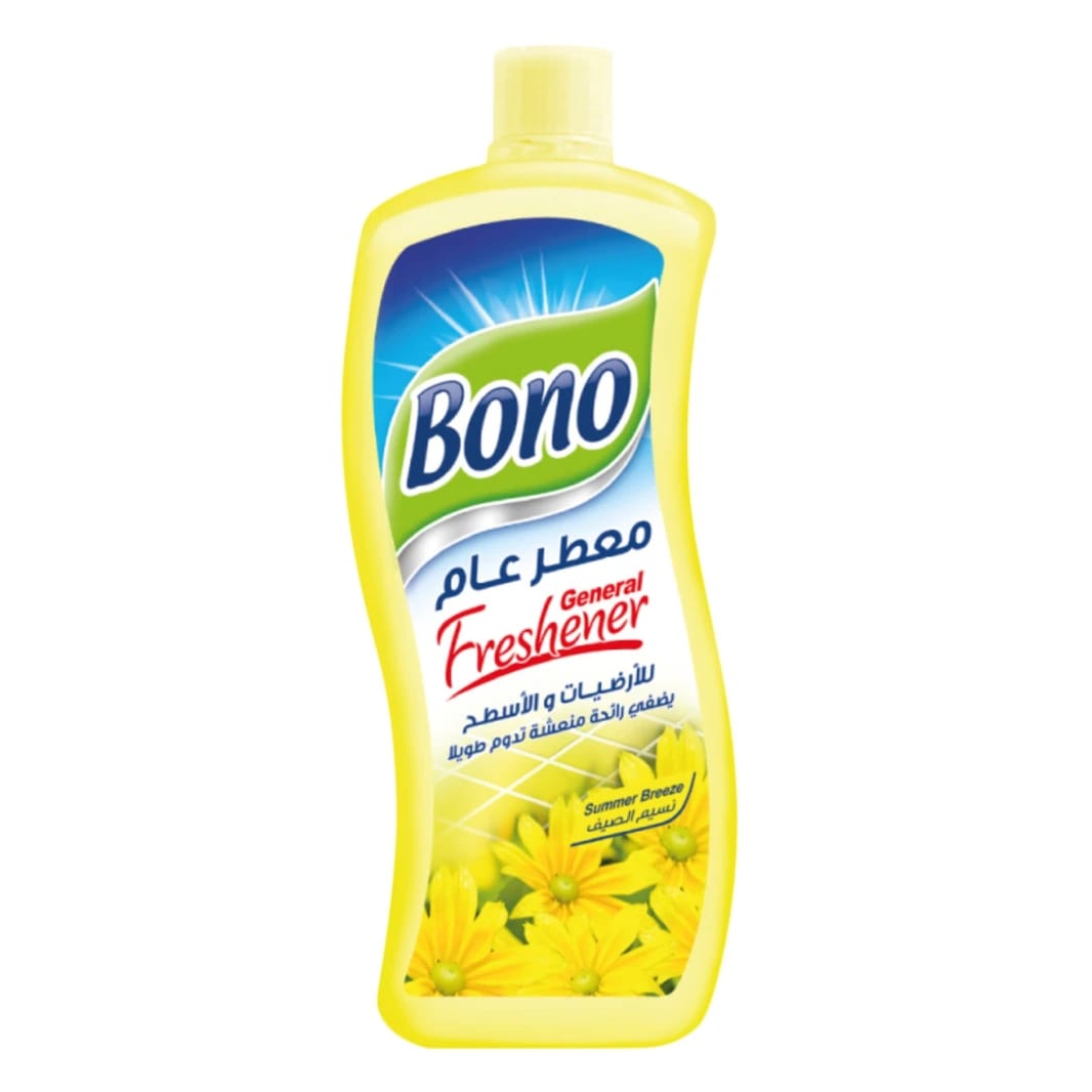 Bono General Freshener for Surfaces and Floors, Summer Breeze Scent, 2.1 Liter