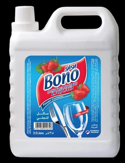 Bono liquid dishwashing soap strawberry 3.5 liters