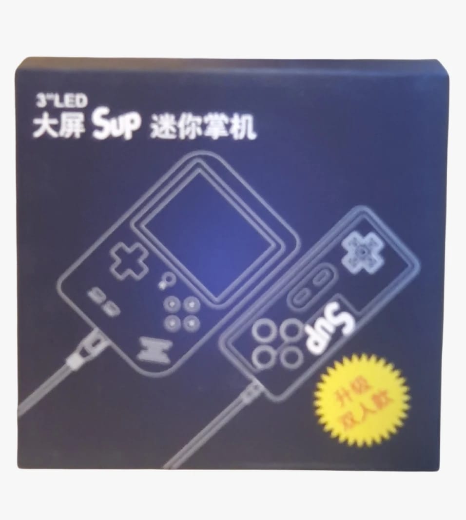 Sup LED Handheld Game Console with Trendy Multi-Platform Design and 3-Inch Screen for Gaming Enthusiasts.