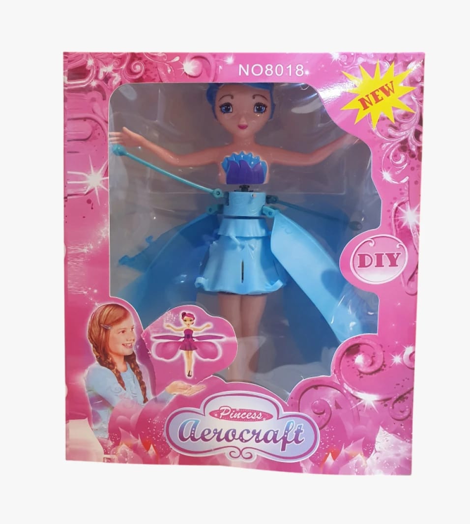 Princess Aerocraft Flying Fairy Toy, Enchanting Fairy Design with Control Panel, Perfect for Kids and Home Entertainment