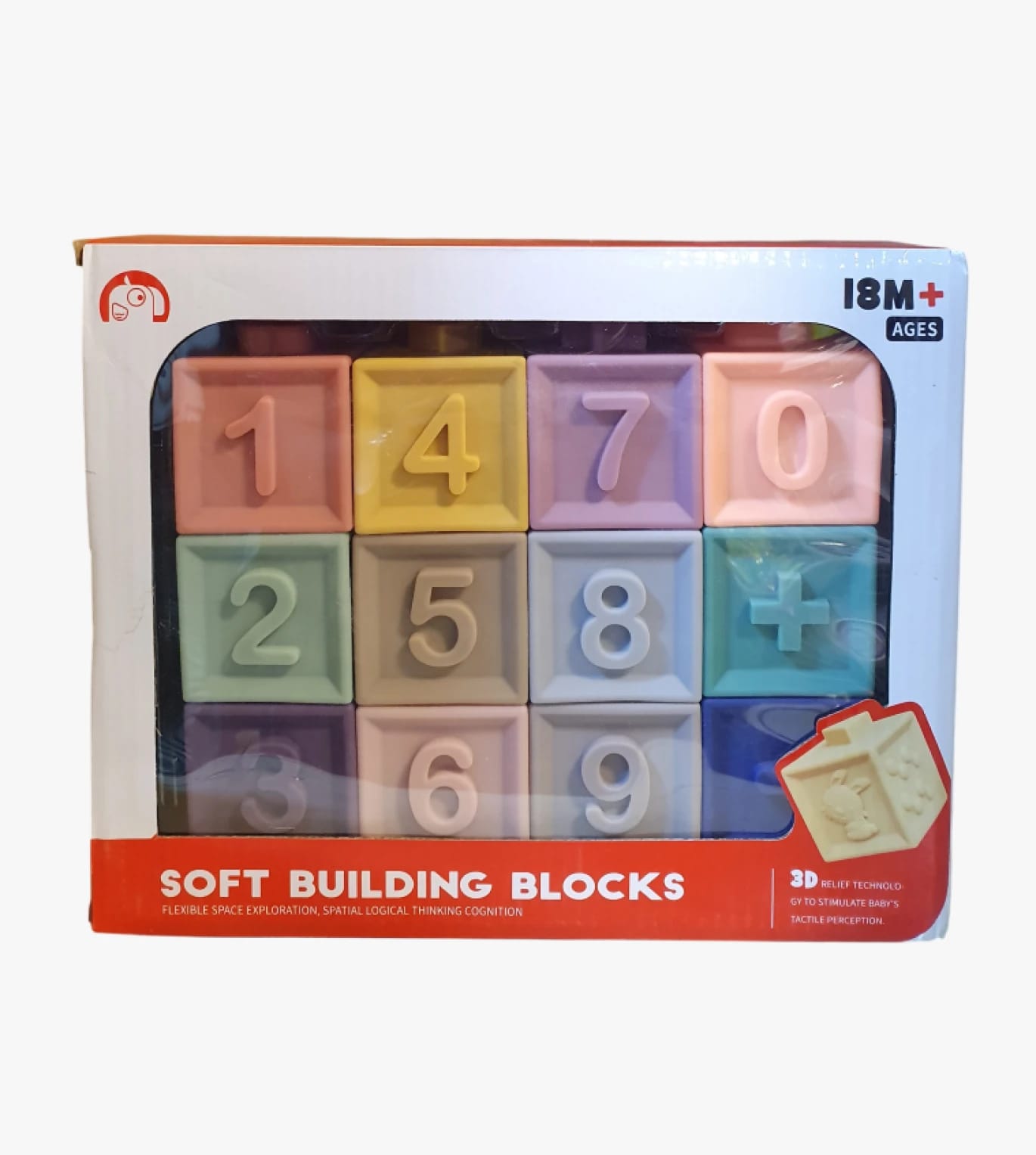 Soft Building Blocks for Kids Ages 18 Months and Older with Fun and Stimulating Design, Ideal for Toddlers