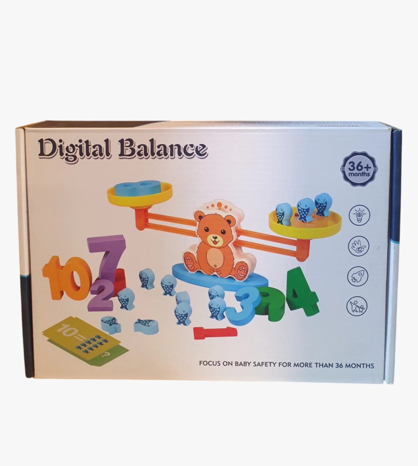 Digital Bear Balance Educational Toy for Kids with Fun, Colorful Design for Ages 36 Months and Up