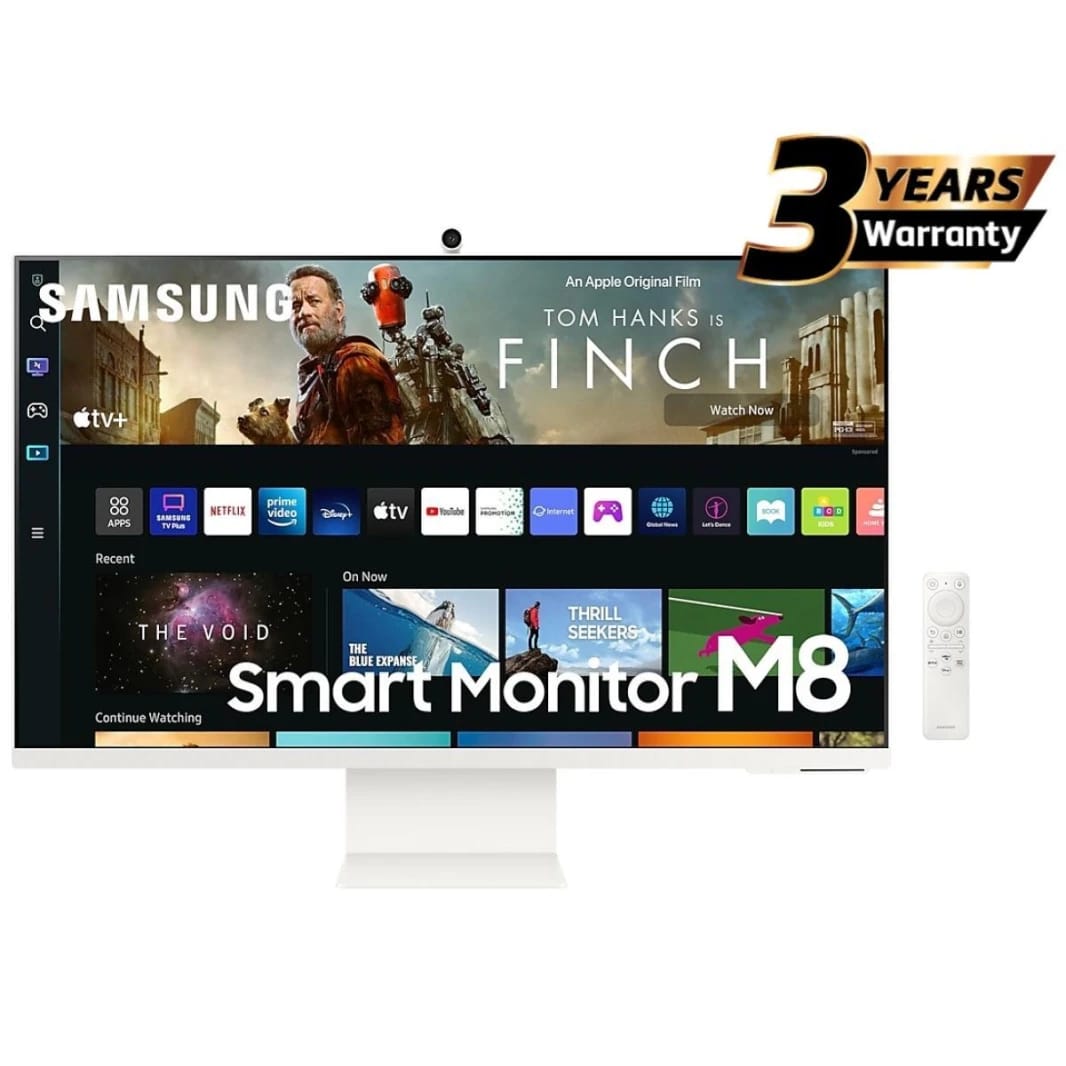 شاشة سامسونج M8 الذكية 32 بوصة 4K UHD للعمل والترفيه