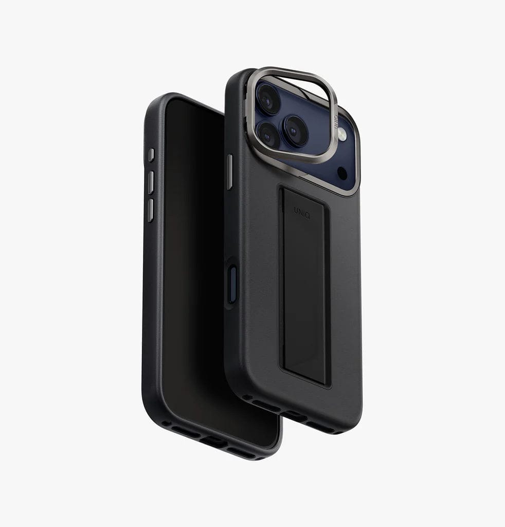 جراب UNIQ Hybrid iPhone 17 MagClick Charging Lyden - دالاس بلاك