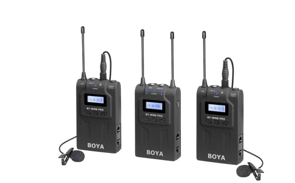 ميكروفون لاسلكي مزدوج BOYA BY-WM8 Pro-K2 مع جهازين إرسال
