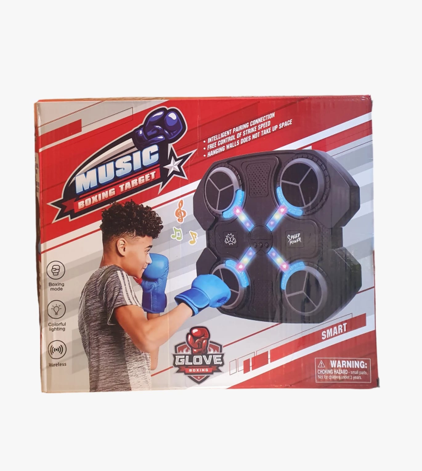 Music Boxing Target Colorful Design for Kids with Smart Connection and Amazing Lighting