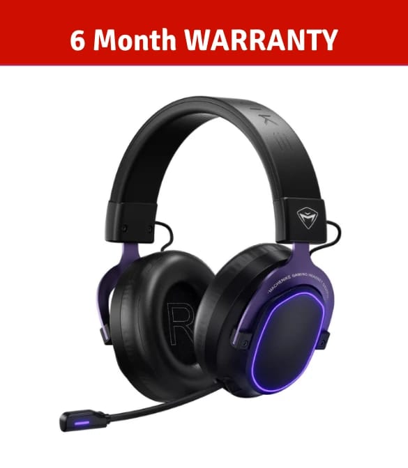 Machenike GX30 Pro Tri-Mode Wireless Gaming Headset – Black, Multi-Platform, High-Quality Audio