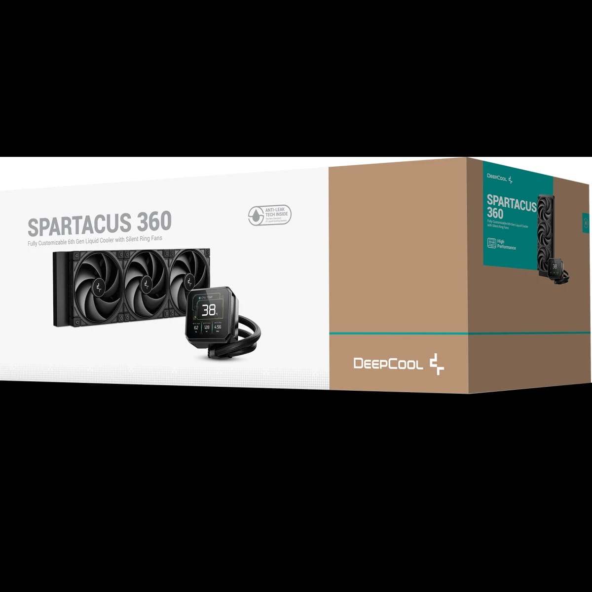 DeepCool SPARTACUS 360 LCD Liquid Cooler 360mm Gen 6 Pump