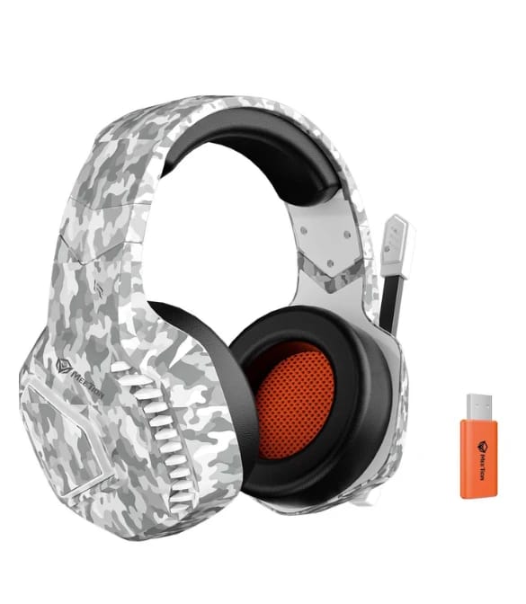 Meetion BTH014 2.4G Wireless Gaming Headset - White