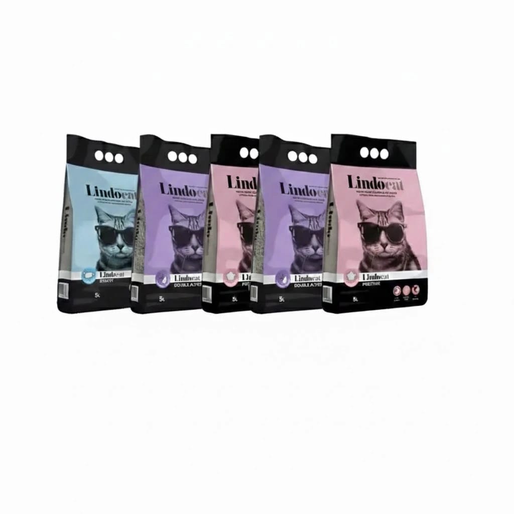 عرض رمل قطط ليندوكات 25 لتر (5 أكياس) معطر – متوفر بعدة روائح