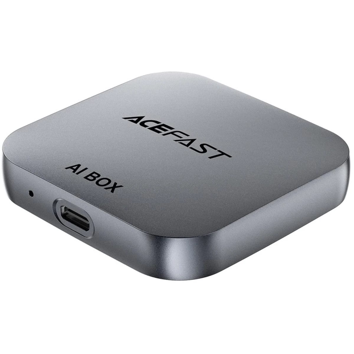 ACEFAST QC2 AI Box Wireless Adapter for Car Play / Android Auto - Metal Gray