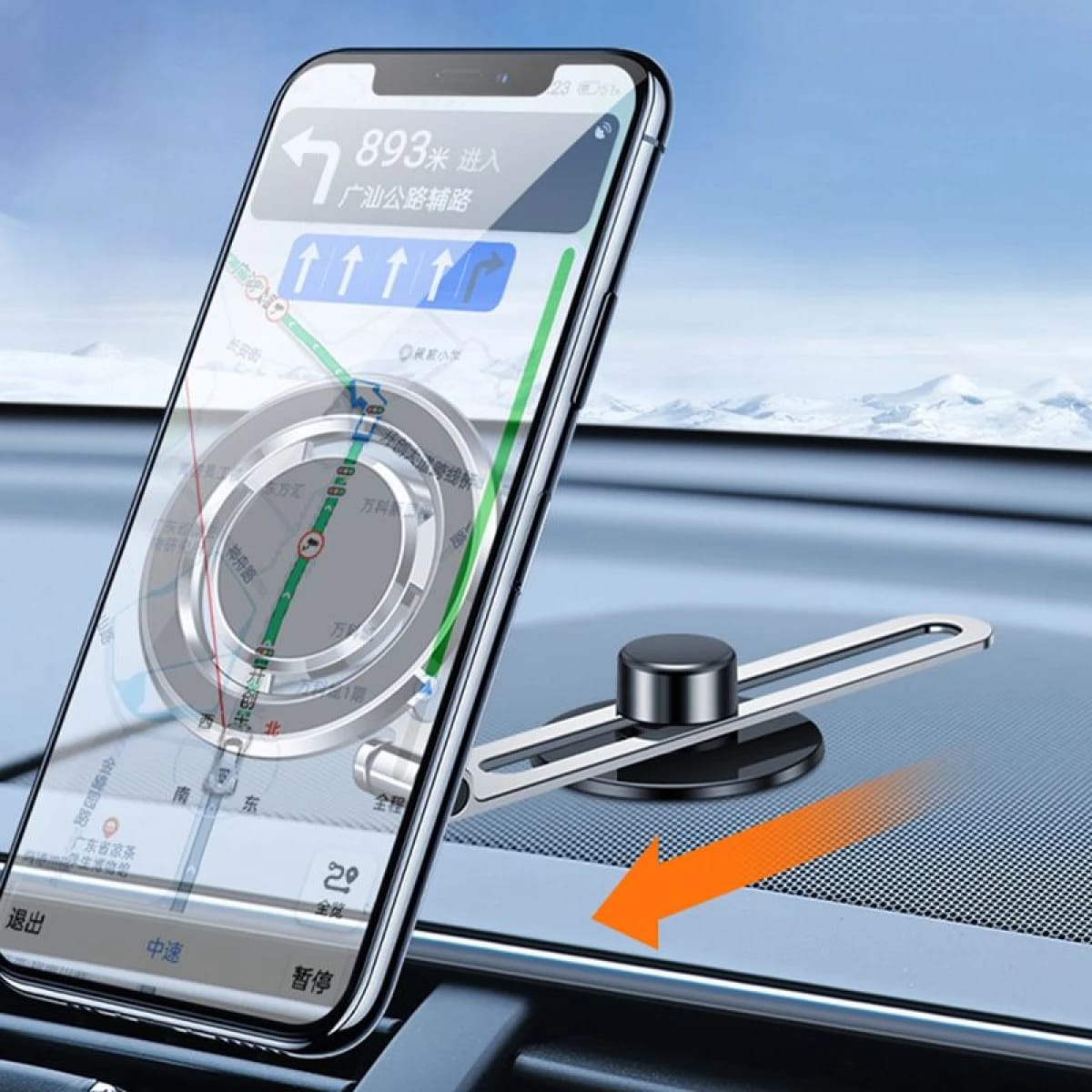 WIWU CH-025 360° Rotatable Magnetic Car Phone Holder