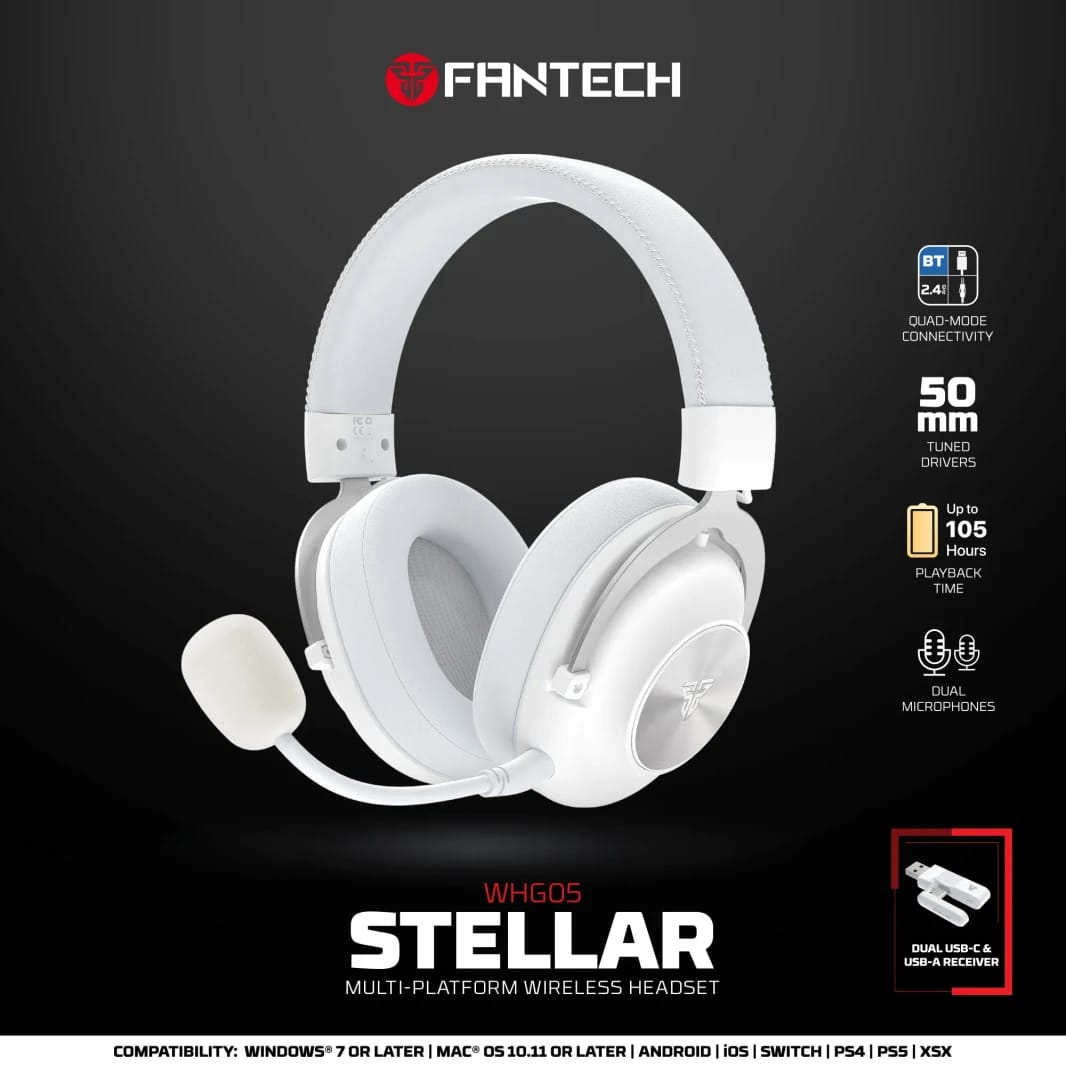 FANTECH WHG05 STELLAR Wireless Gaming Headset for Multiple Platforms