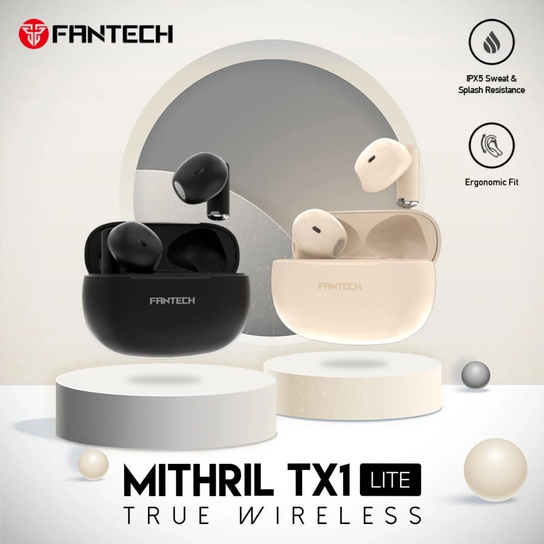 سماعات فانتك ميثريل Tx1 Lite Tws مع Ipx5