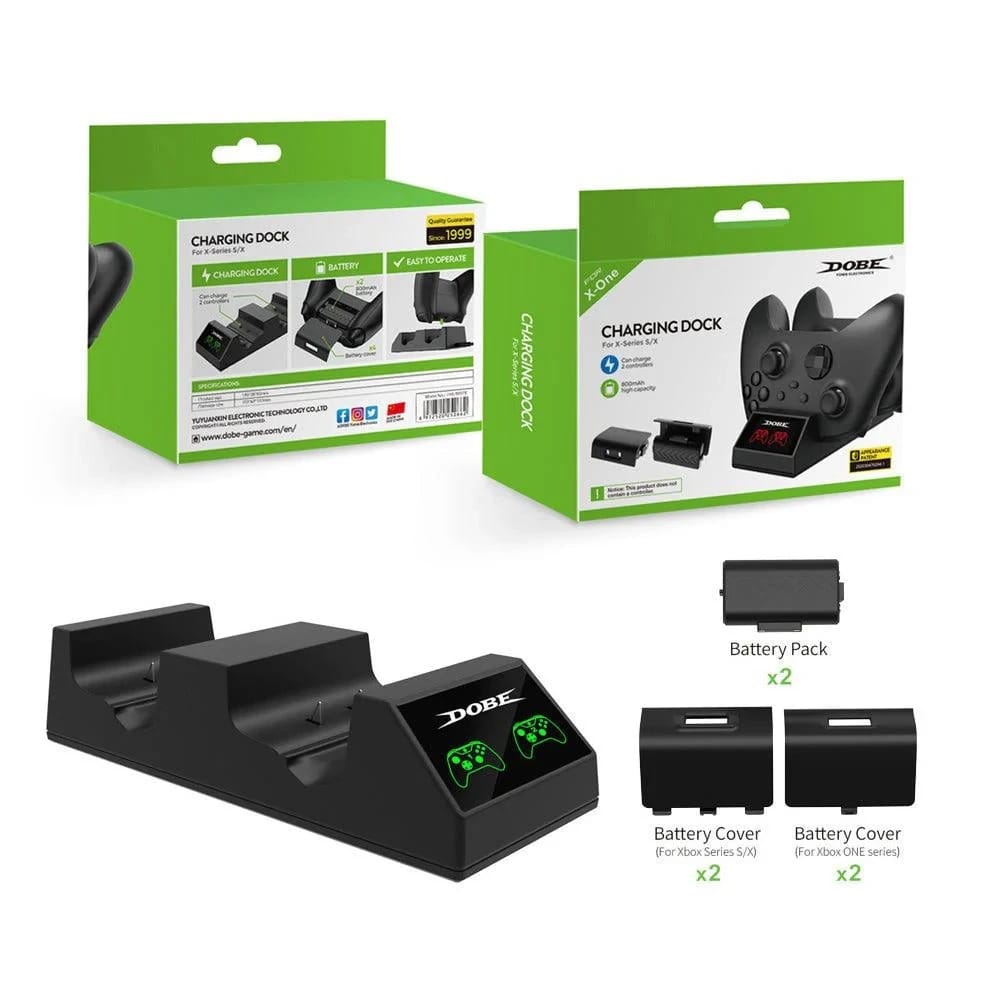 Dobe Charging Dock Xbox Series and Xbox One with 2 Batteries TYX-1817X