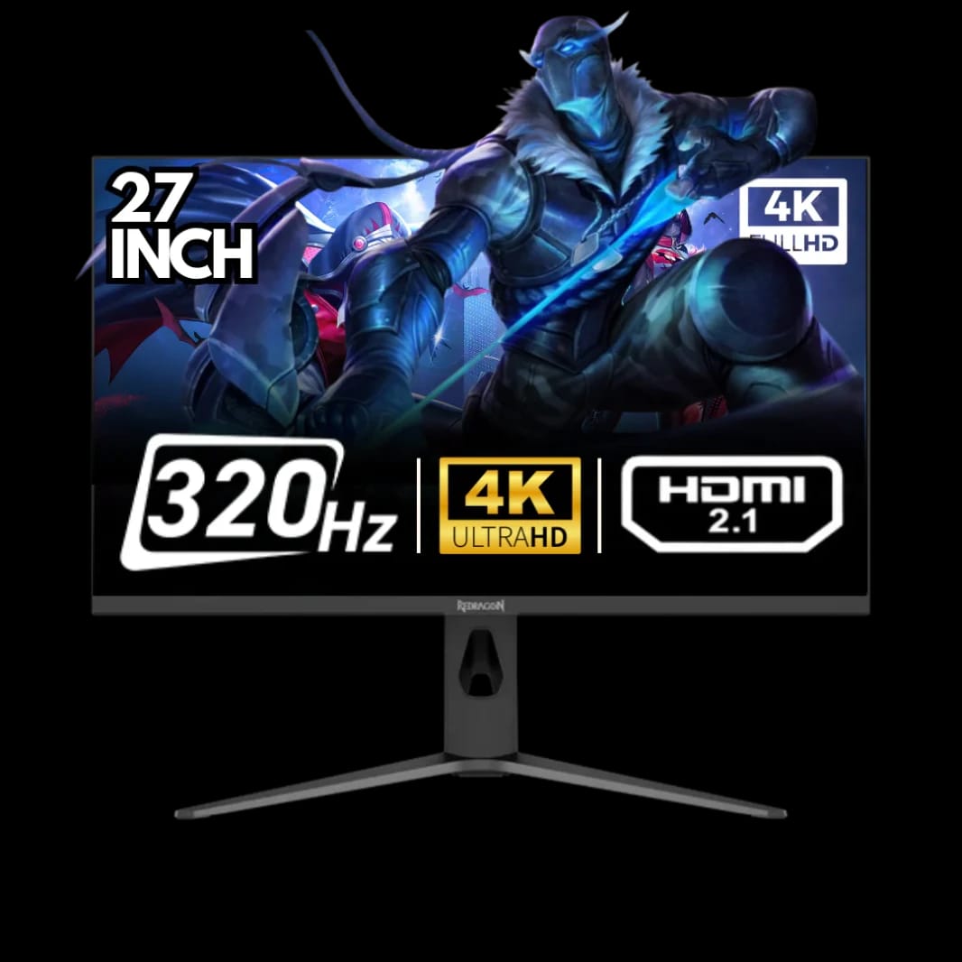 Redragon DIDON GMU2781SUC DUAL MODE شاشة IPS سريعة، مسطحة، 3840 * 2160 (4K)، 4K 160 هرتز - FHD 320 هرتز