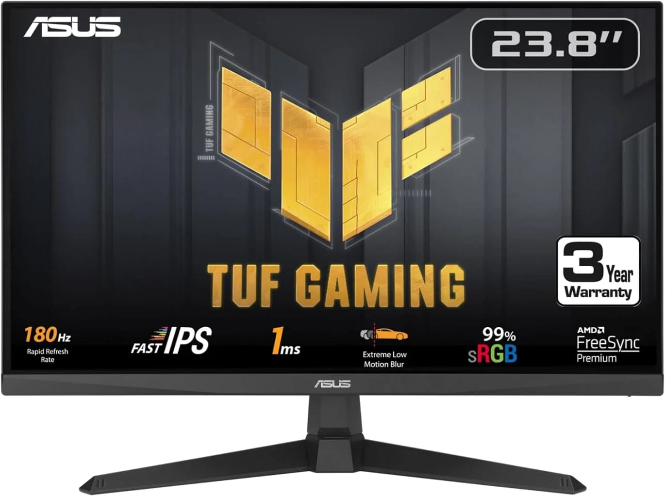 ASUS TUF Gaming VG249Q3A 24-Inch Full HD, 180Hz Fast IPS Monitor