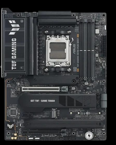 لوحة أم ASUS TUF GAMING X870E-PLUS WIFI 7 ATX AM5، شريحة AMD X870E