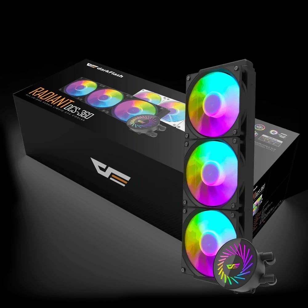تبريد سائل للمعالج DarkFlash DCS 360 - أسود