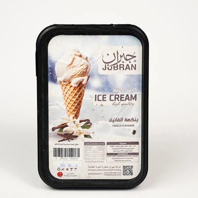 Jibran Ice Cream 1 Kg Vanilla