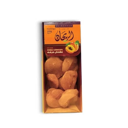 رايحان مشمش مجفف أشقر الوزن 200g