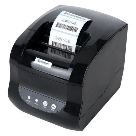 طابعة حرارية لطباعة الملصقات والإيصالات بحجم 3 بوصات عبر الواي فاي Xprinter XP-365B