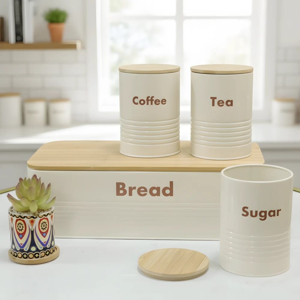 Metal Jar Set - 4 Pcs
