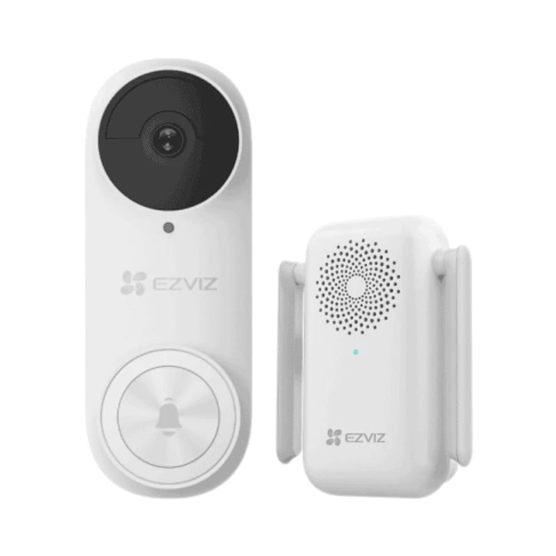 طقم جرس الباب بالفيديو يعمل بالبطارية من EZVIZ برو 2K+ 5MP DB2