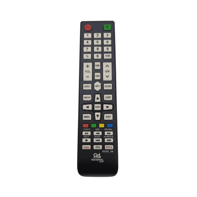 NATIONAL SONIC TV Remote Control Model 2