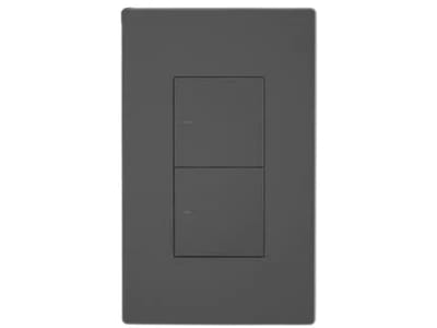 Gray Smart Wall Switch, 2-Gang, 120W (M5) | SONOFF