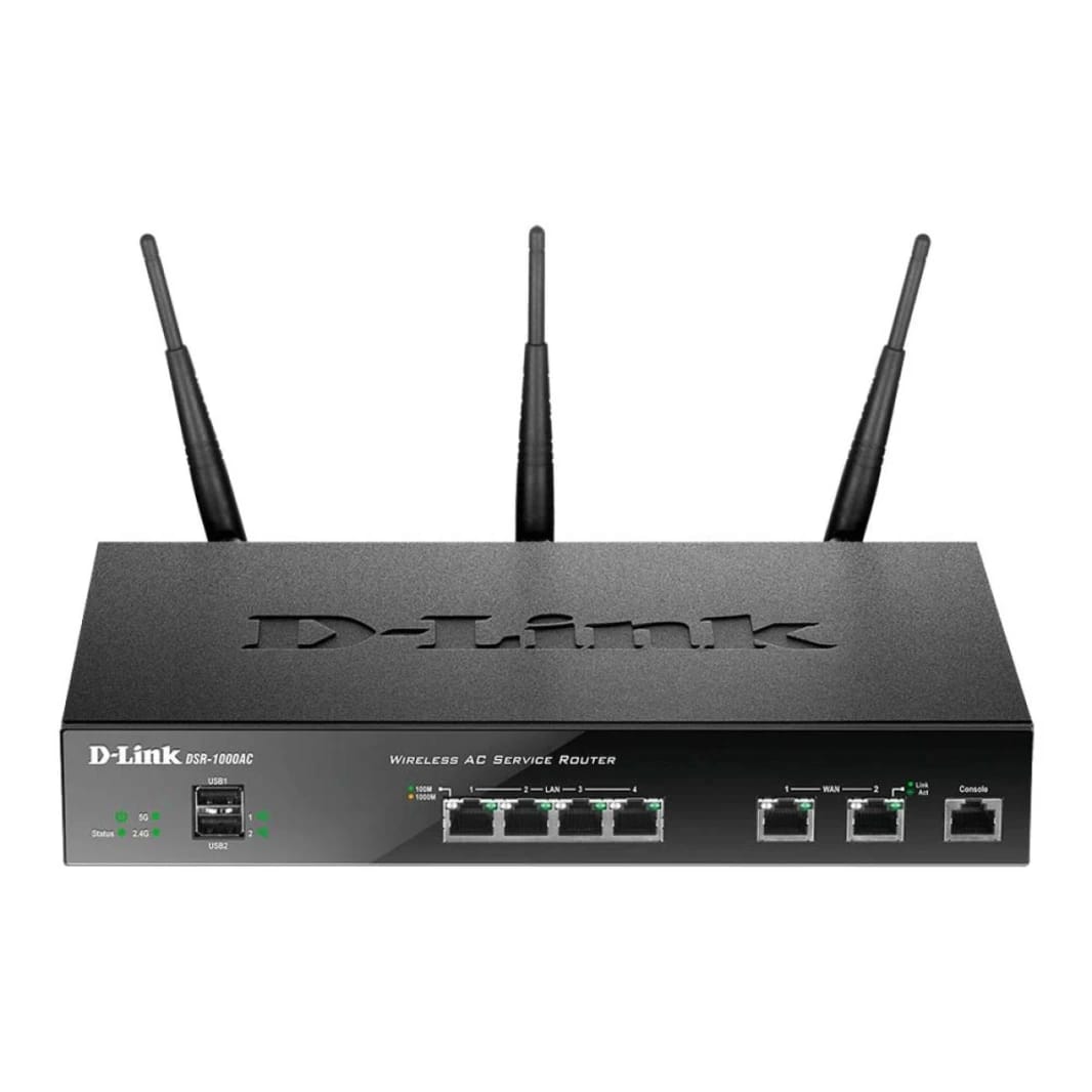 راوتر دي لينك DSR-1000AC لاسلكي AC VPN - شبكات الأعمال الموحدة