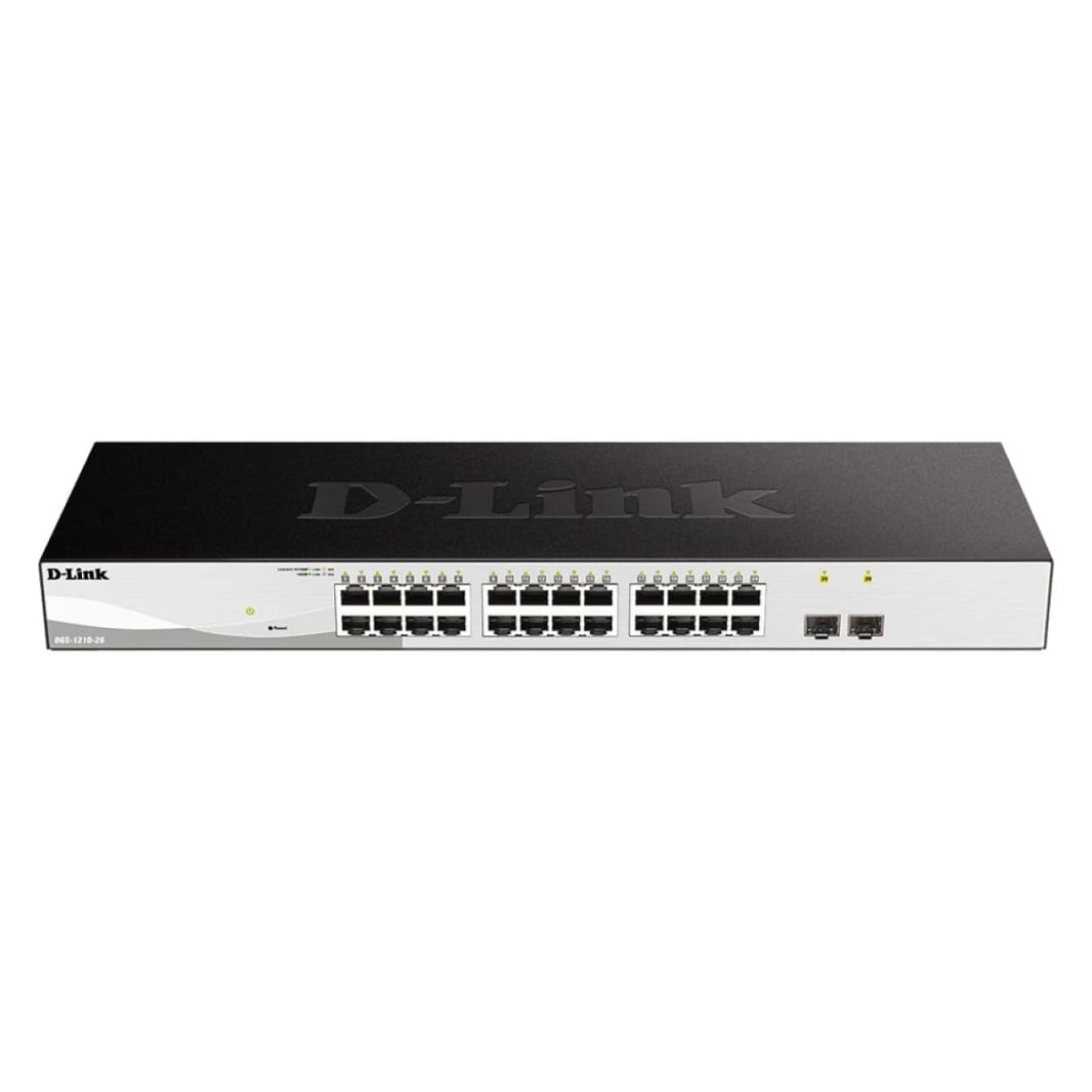 دي لينك DGS-1210-26 محول مدار بذكاء - شبكة جيجابت 26 منفذ