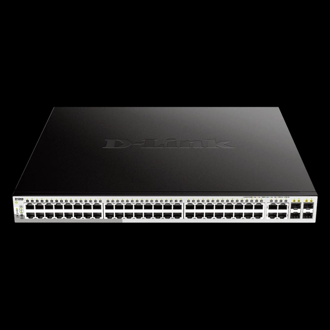 دي-لينك DGS-1210-52MP مفتاح PoE مُدار ذكي - 52 منفذ جيجابت