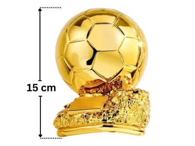 Golden Ball Soccer Football Trophies 15cm