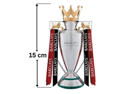 Premier League trophy sports football 15cm