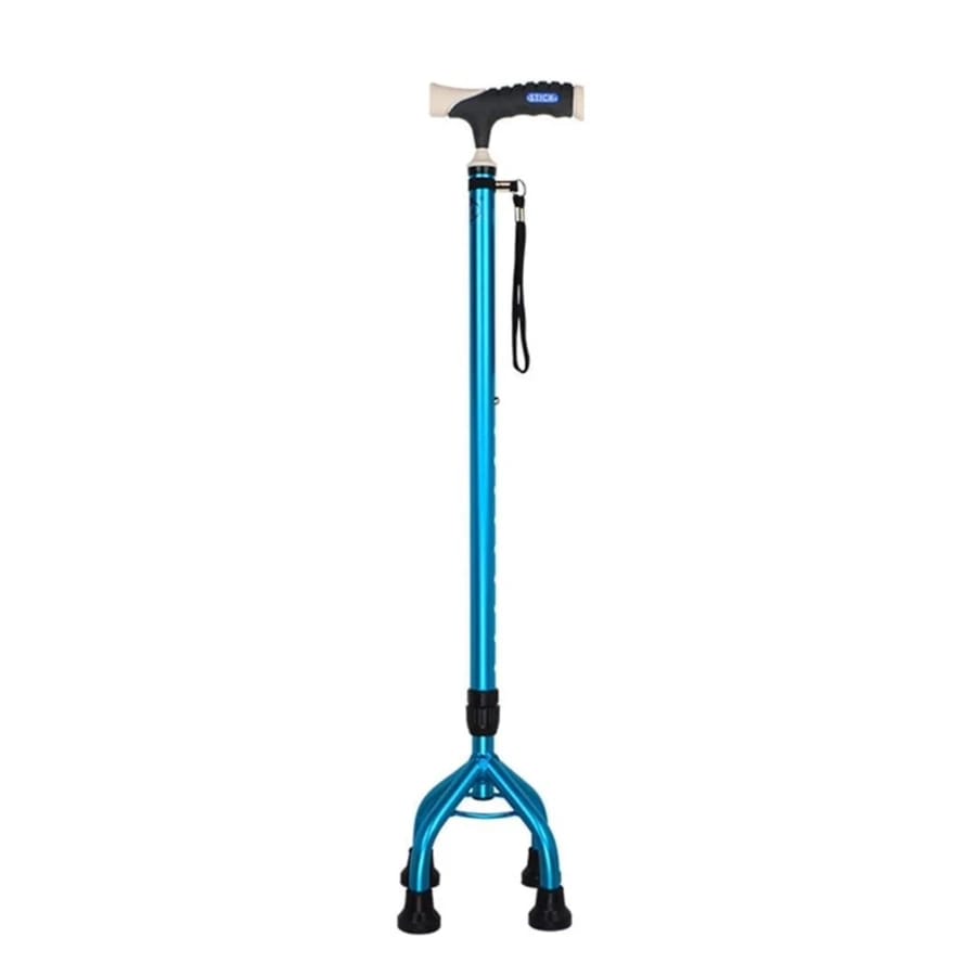 Blue Medical Quad Cane - Ultimate Safety and Stability