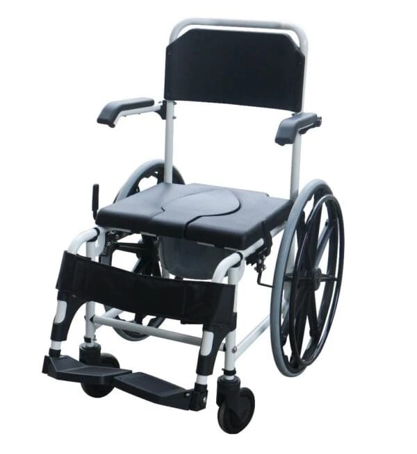 Commode + Wheelchair + Shower Chair (3 in 1) | Aluminum | JL6927L | 45 CM
