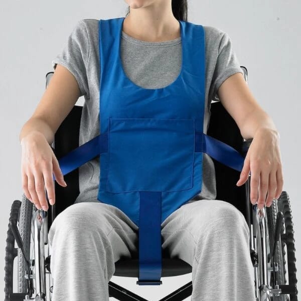 Wheelchair Vest with Buckle Restraints