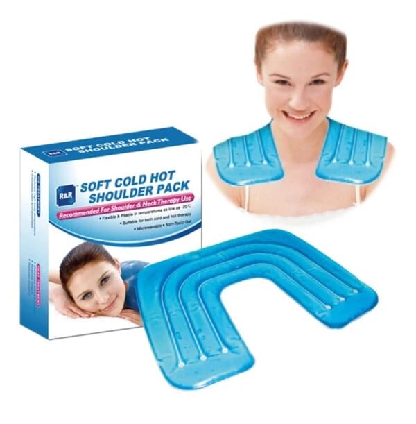 COLD / HOT Gel Therapy Packs | Shoulder Pack | 42 X 36.5 cm | U Shape | Made in TAIWAN | R&R SP-7207
